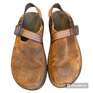 Men's Chaco Clogs, Bison Journey, Suede Upper, Size:  10, Like New